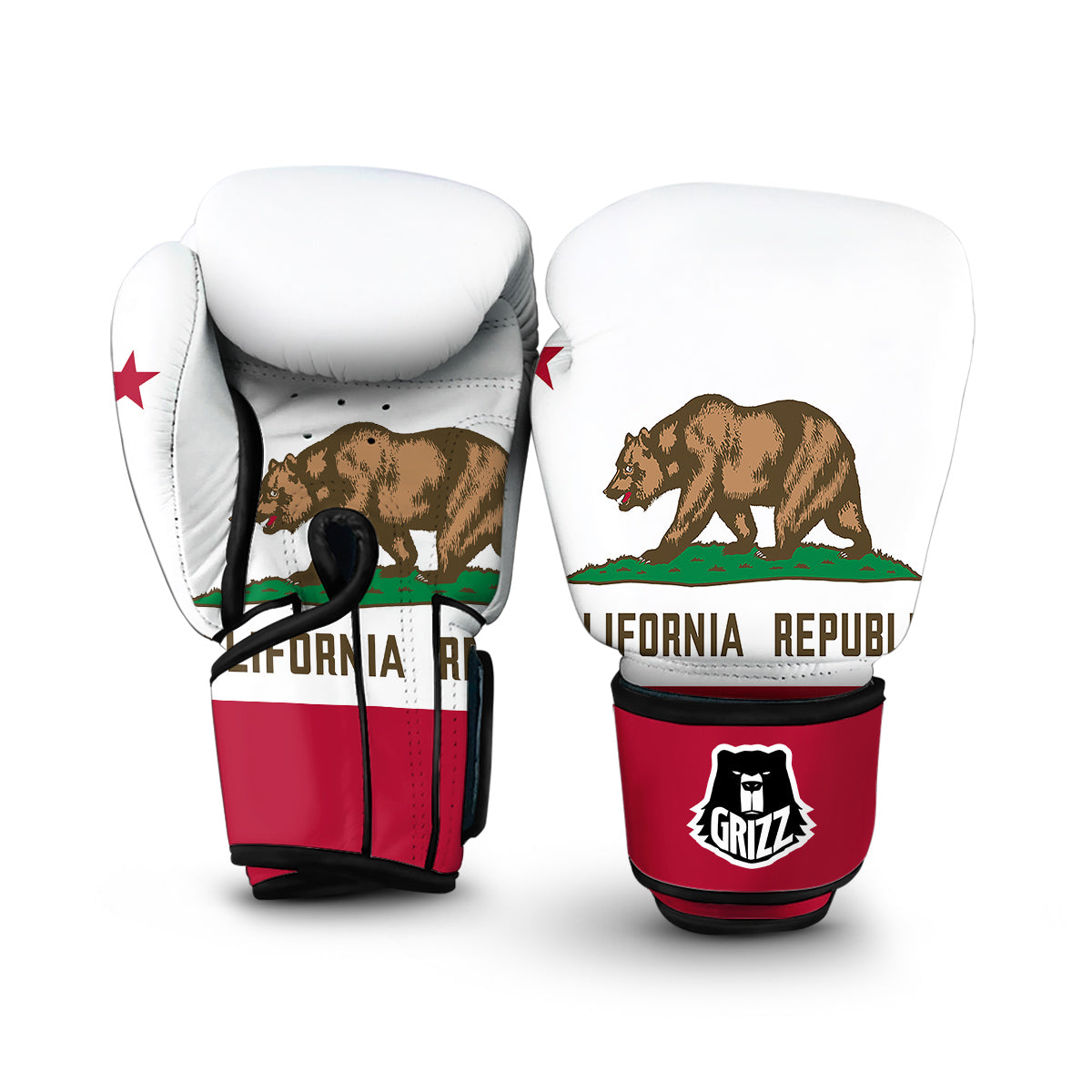 Flag Of California Boxing Gloves-grizzshop