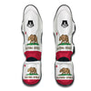 Flag Of California Muay Thai Shin Guards-grizzshop