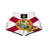 Flag Of Florida Muay Thai Boxing Shorts-grizzshop