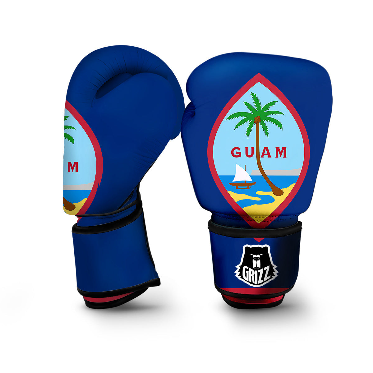 Flag Of Guam Boxing Gloves-grizzshop