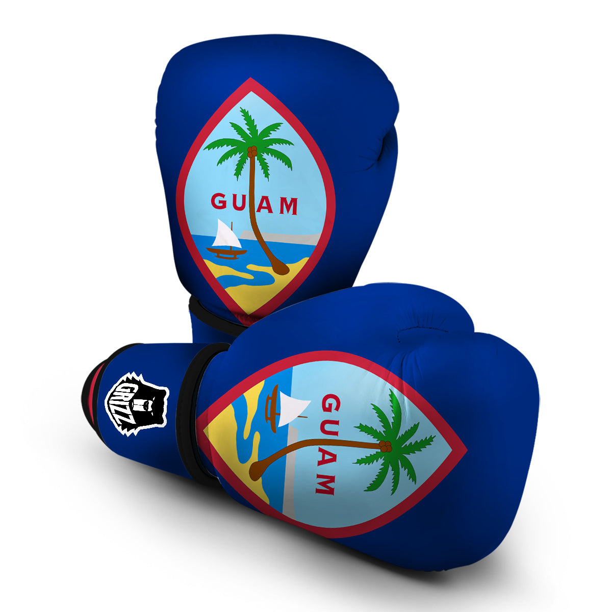 Flag Of Guam Boxing Gloves-grizzshop