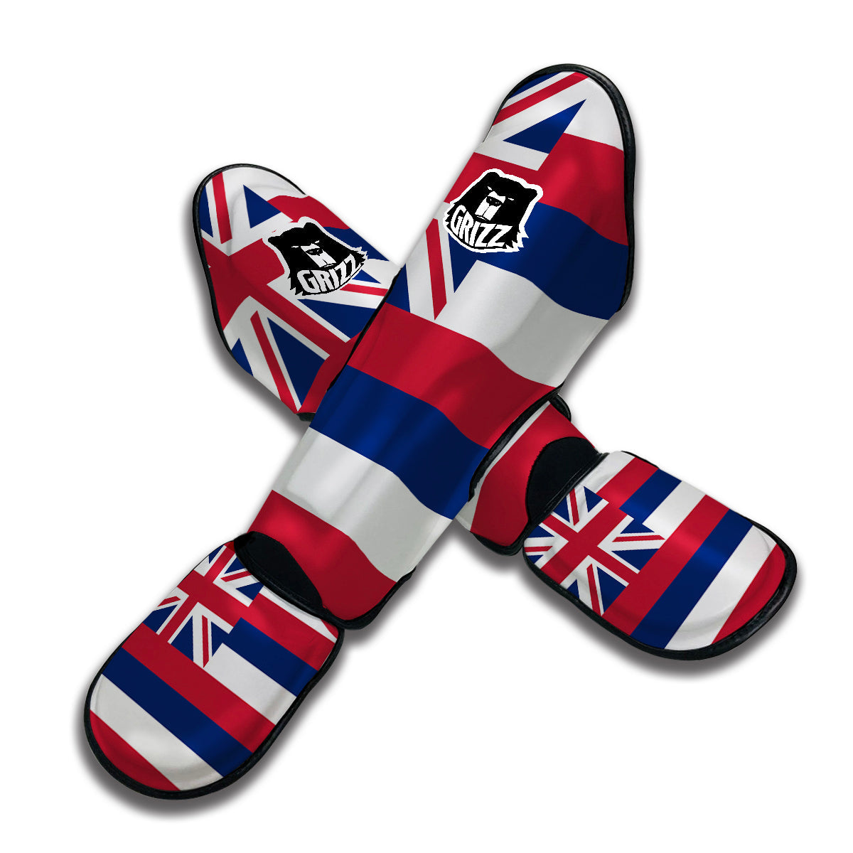 Flag Of Hawaii Muay Thai Shin Guards-grizzshop