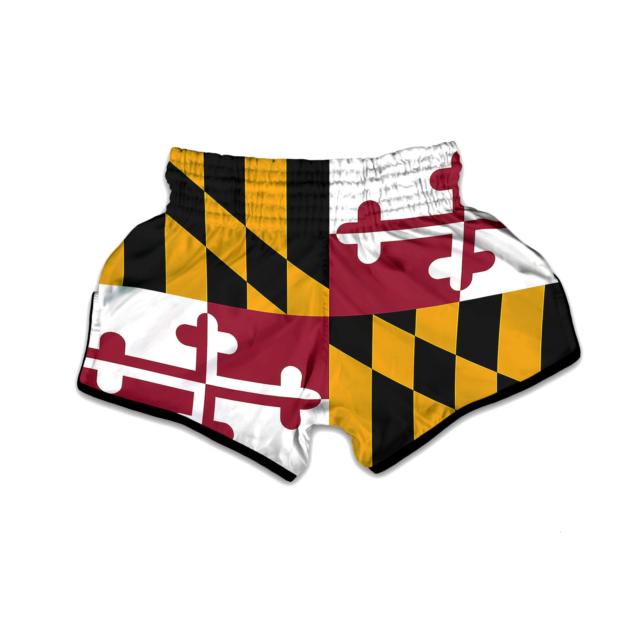 Flag Of Maryland Muay Thai Boxing Shorts-grizzshop