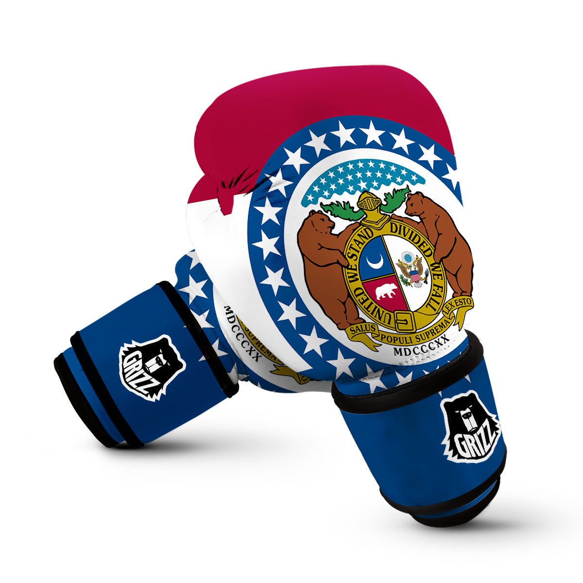 Flag Of Missouri Boxing Gloves-grizzshop