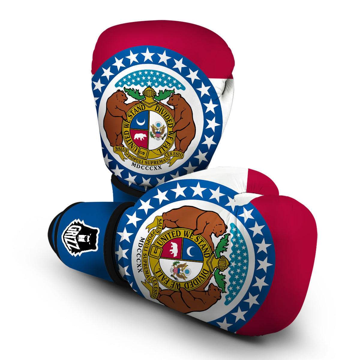 Flag Of Missouri Boxing Gloves-grizzshop