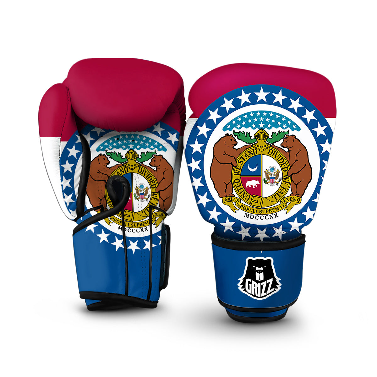 Flag Of Missouri Boxing Gloves-grizzshop