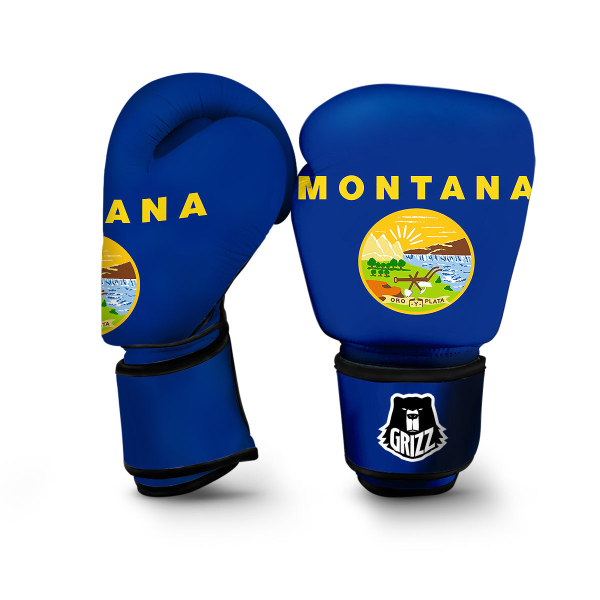 Flag Of Montana Boxing Gloves-grizzshop
