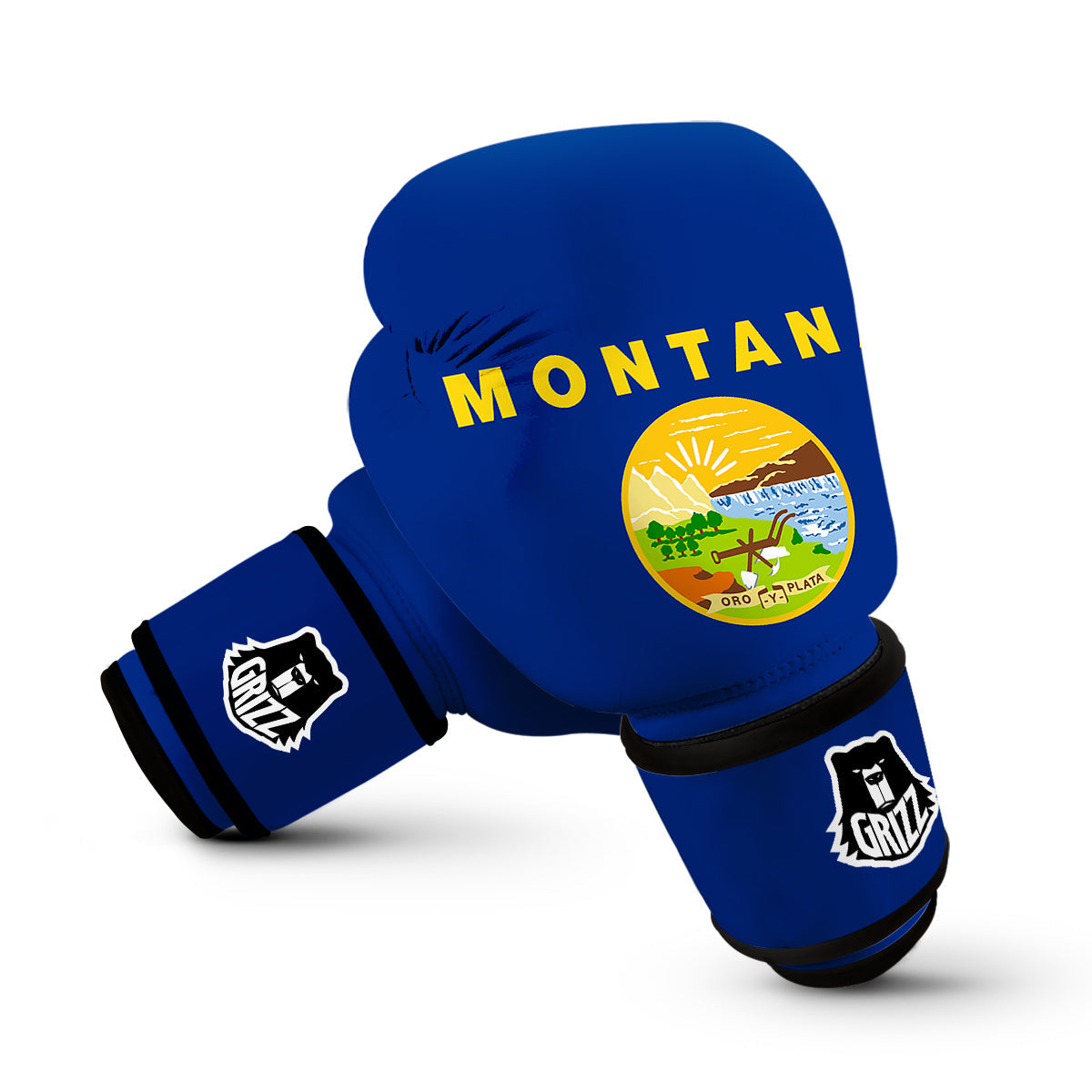 Flag Of Montana Boxing Gloves-grizzshop