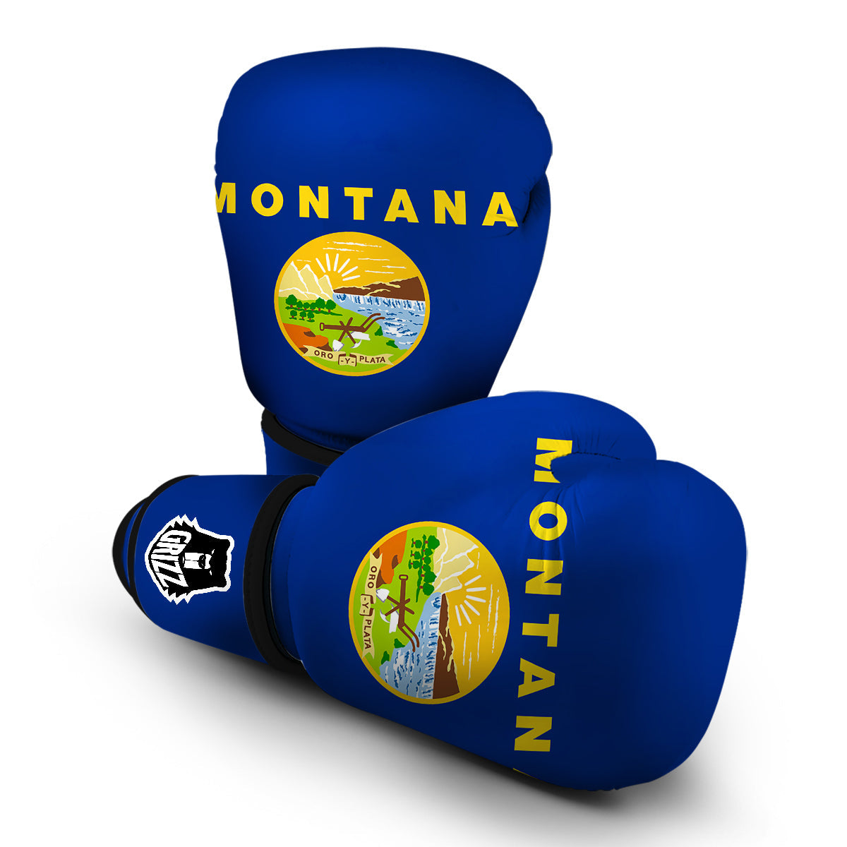 Flag Of Montana Boxing Gloves-grizzshop