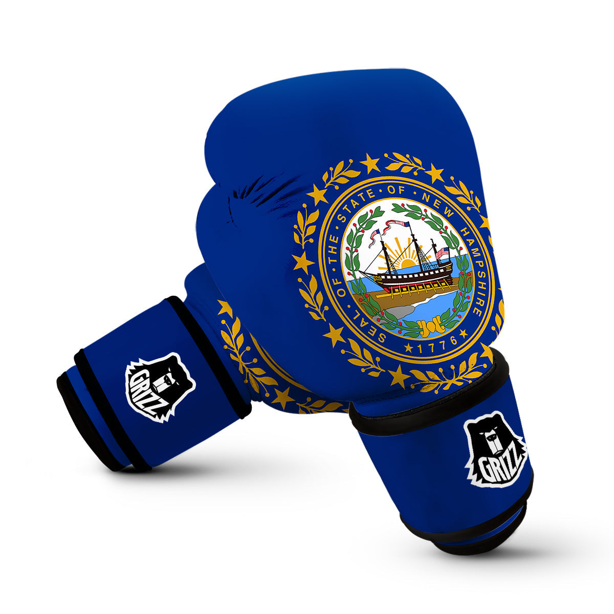 Flag Of New Hampshire Boxing Gloves-grizzshop