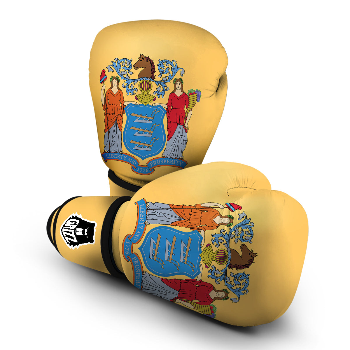 Flag Of New Jersey Boxing Gloves-grizzshop