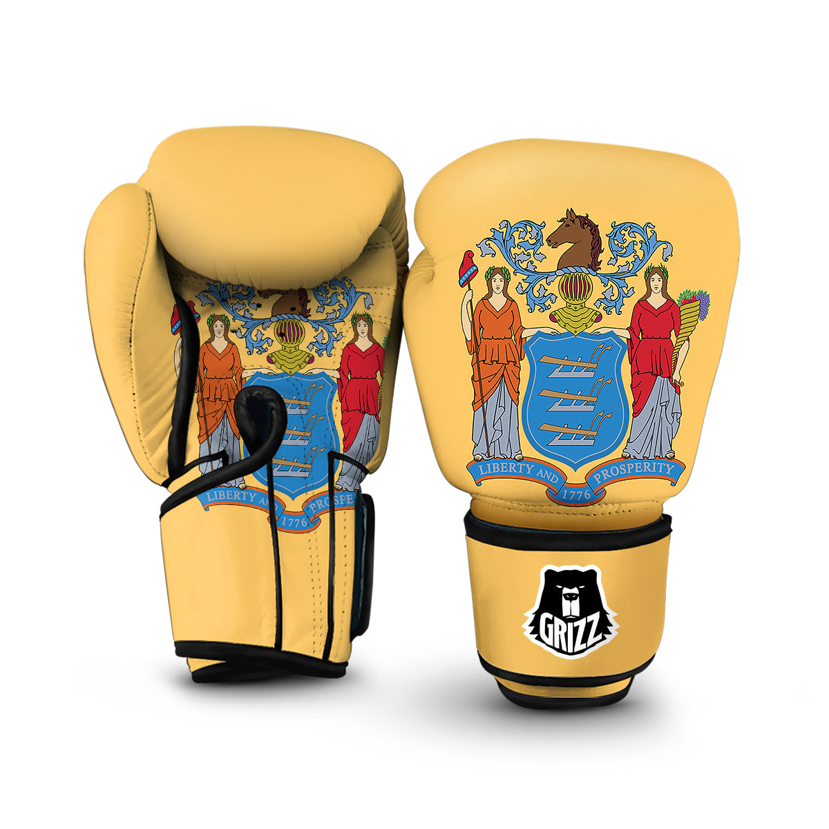 Flag Of New Jersey Boxing Gloves-grizzshop