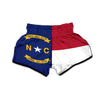 Flag Of North Carolina Muay Thai Boxing Shorts-grizzshop