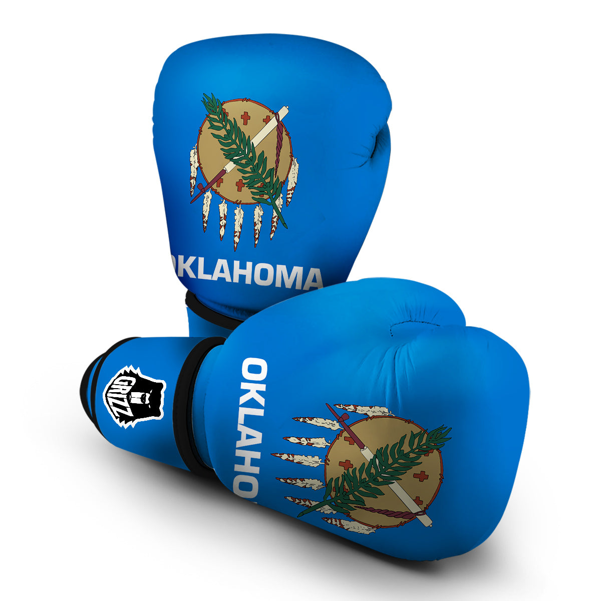 Flag Of Oklahoma Boxing Gloves-grizzshop