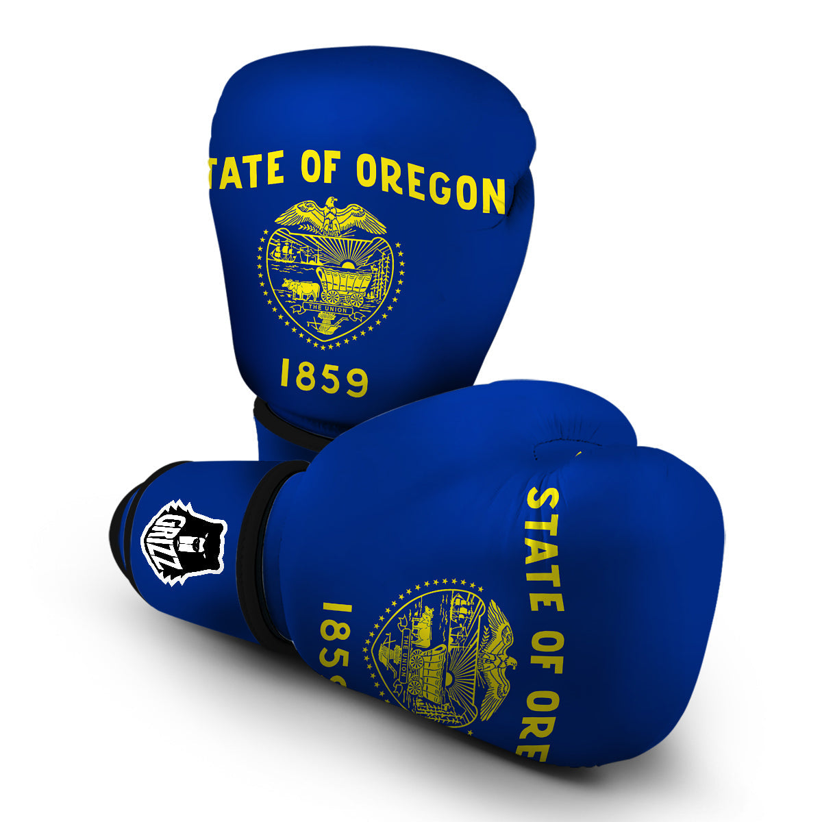 Flag Of Oregon Boxing Gloves-grizzshop