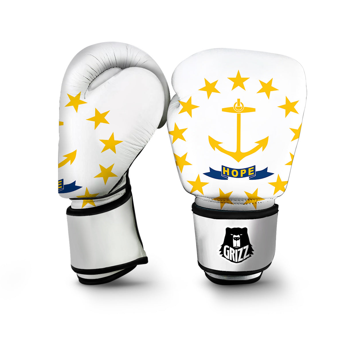 Flag Of Rhode Island Boxing Gloves-grizzshop