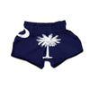 Flag Of South Carolina Muay Thai Boxing Shorts-grizzshop