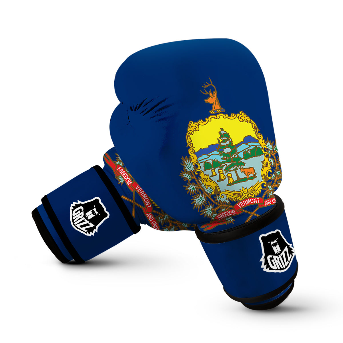 Flag Of Vermont Boxing Gloves-grizzshop