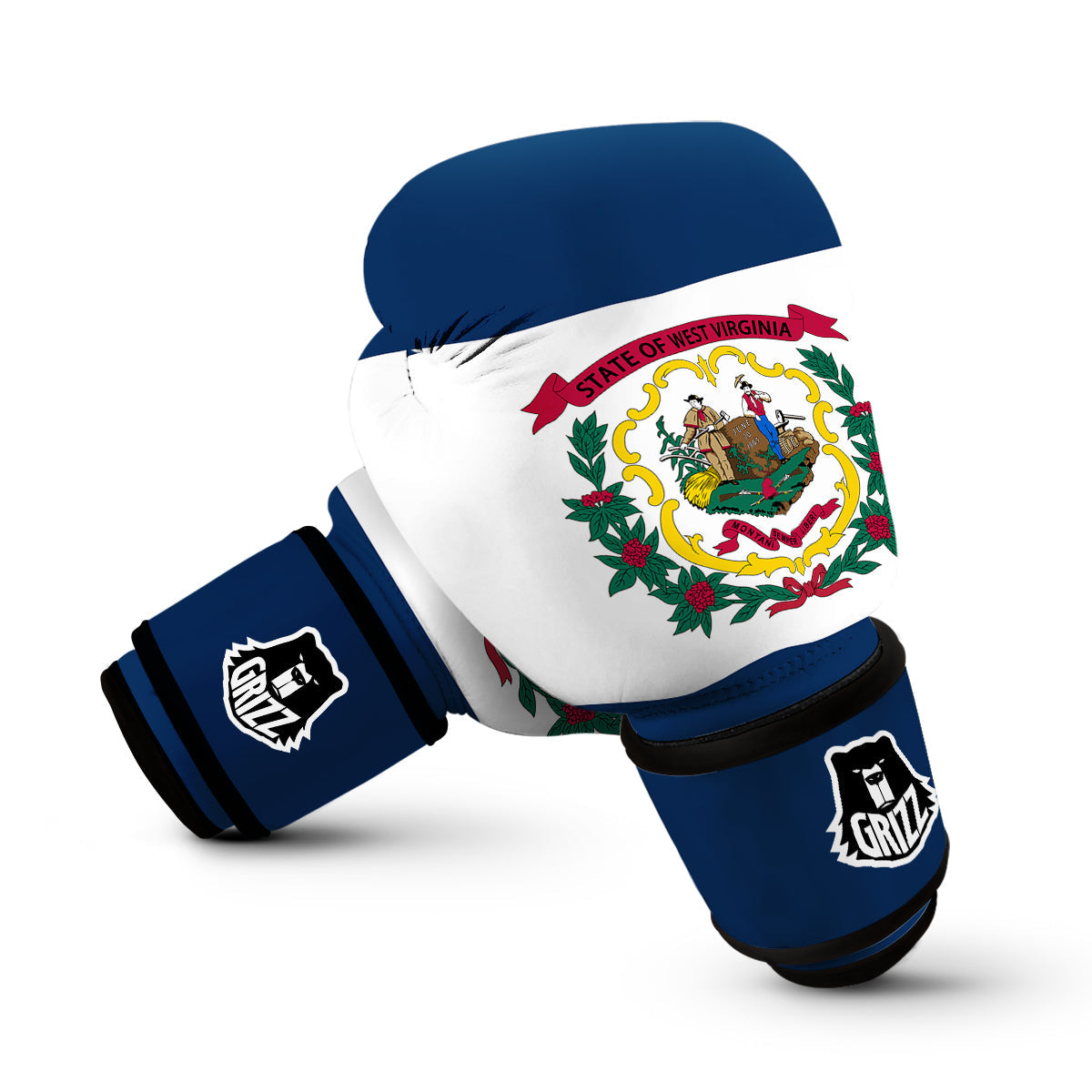 Flag Of West Virginia Boxing Gloves-grizzshop