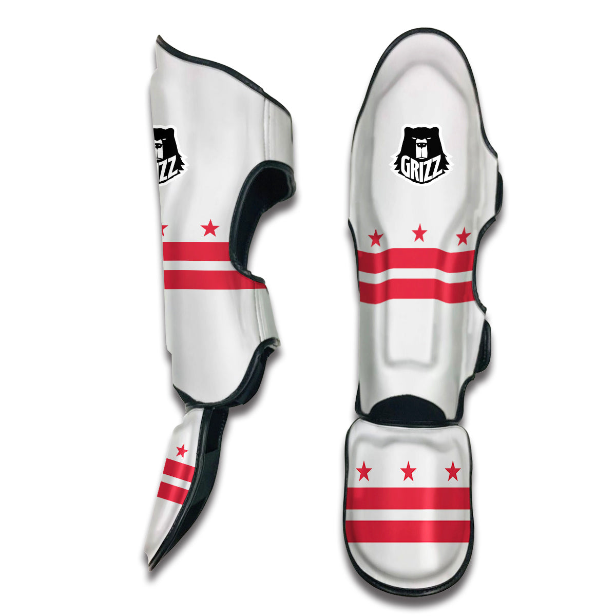 Flag Of the District Of Columbia Muay Thai Shin Guards-grizzshop