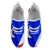 Flag Puerto Rican Print White Athletic Shoes-grizzshop