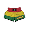 Flag Rasta Print Muay Thai Boxing Shorts-grizzshop