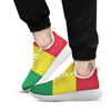 Flag Rasta Print White Athletic Shoes-grizzshop