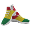 Flag Rasta Print White Athletic Shoes-grizzshop