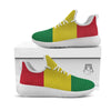 Flag Rasta Print White Athletic Shoes-grizzshop