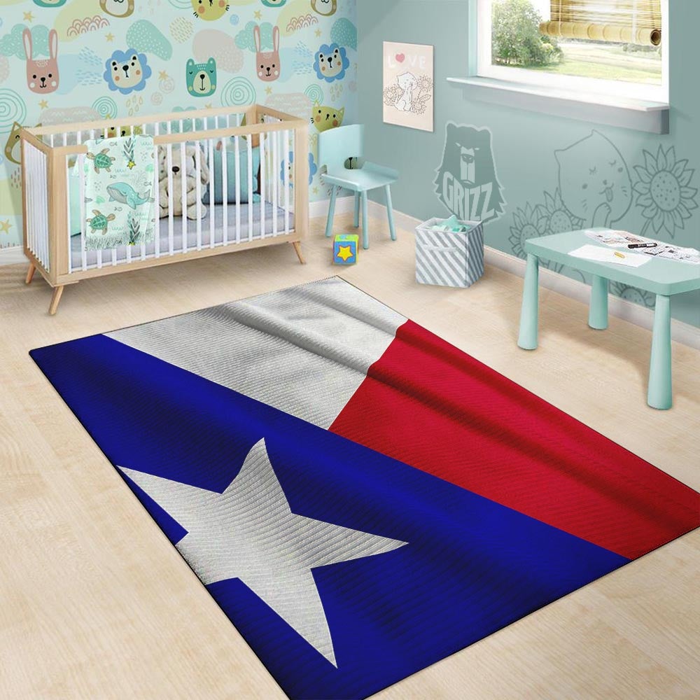 Flag Texas State Print Floor Mat-grizzshop