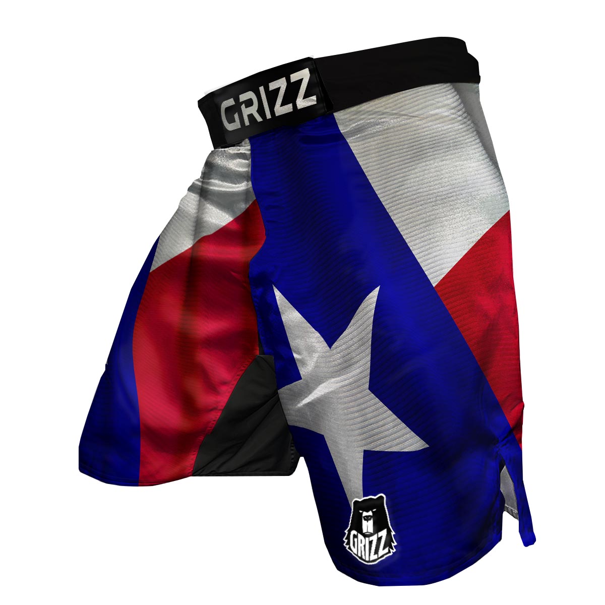 Flag Texas State Print MMA Shorts-grizzshop