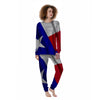 Flag Texas State Print Women's Pajamas-grizzshop