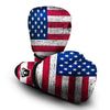 Flag USA Grunge Print Boxing Gloves-grizzshop