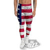 Flag USA Grunge Print Men's Leggings-grizzshop