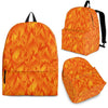 Flame Fire Pattern Print Backpack-grizzshop