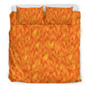 Flame Fire Pattern Print Duvet Cover Bedding Set-grizzshop