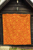 Flame Fire Pattern Print Quilt-grizzshop