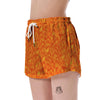 Flame Fire Pattern Print Women's Shorts-grizzshop