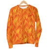 Flame Fire Pattern Print Women's Sweatshirt-grizzshop