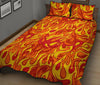 Load image into Gallery viewer, Flame Fire Print Pattern Bed Set Quilt-grizzshop