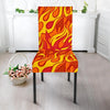 Flame Fire Print Pattern Chair Cover-grizzshop