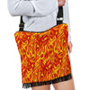 Flame Fire Print Pattern Crossbody bags-grizzshop