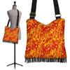 Flame Fire Print Pattern Crossbody bags-grizzshop