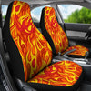 Flame Fire Print Pattern Universal Fit Car Seat Covers-grizzshop