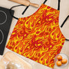 Flame Fire Print Pattern Women's Apron-grizzshop
