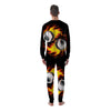 Flaming Eye Print Men's Pajamas-grizzshop