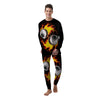 Flaming Eye Print Men's Pajamas-grizzshop