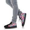 Flamingo Butterfly Hawaiian Tropical Pattern Print Men Women's High Top Shoes-grizzshop