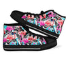 Flamingo Butterfly Hawaiian Tropical Pattern Print Men Women's High Top Shoes-grizzshop