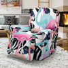 Flamingo Butterfly Hawaiian Tropical Pattern Print Recliner Cover-grizzshop